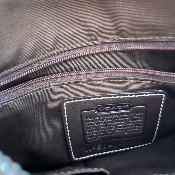 Vintage Coach Monogram Brown and Tan  Handbag - Picture 4 of 4